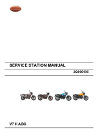 Moto Guzzi V7 II - Service manual EN 2016